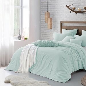 Swift Home King/Cal King Microfiber Duvet Cover & Sham Bedding Set NWT